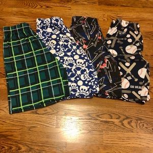 Lot of Four Boys Sleep Shorts